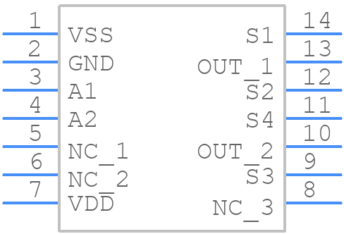 AD7512DISQ - Analog Devices - PCB symbol