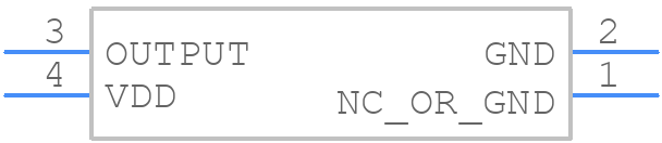 STC32K33Q48A-12.800MT - Suntsu - PCB symbol
