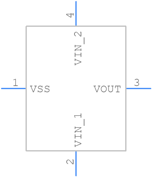 XC6203E302PR-G - Torex - PCB symbol
