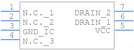 BM2P121X-Z - ROHM Semiconductor - PCB symbol
