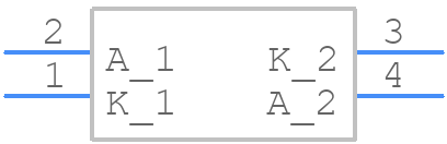 LSYT67B-S1T2-1+T1U2-26 - ams OSRAM - PCB symbol