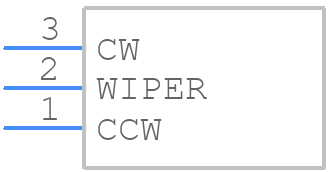 CT-9EW503 - Nidec Copal - PCB symbol