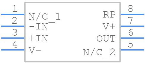 LMH6732MA/NOPB - Texas Instruments - PCB symbol