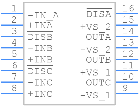 LMH6738MQ/NOPB - Texas Instruments - PCB symbol