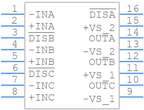 LMH6739MQ - Texas Instruments - PCB symbol