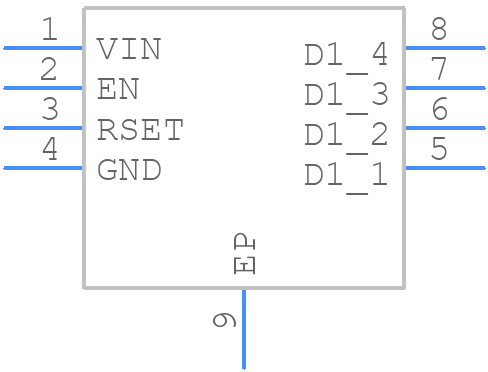 MIC4802YME-TR - Microchip - PCB symbol