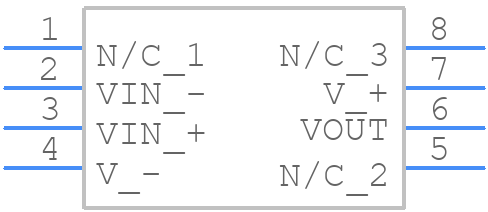 LMP2231AMA/NOPB - Texas Instruments - PCB symbol