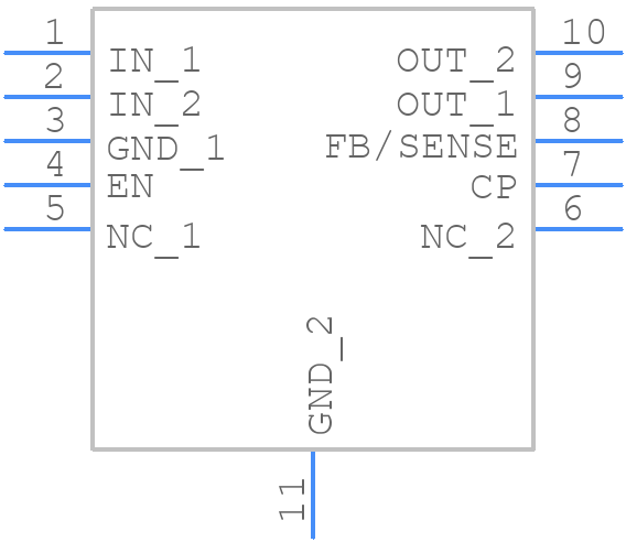 MIC61300-10YMME - Microchip - PCB symbol