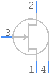 2N4867A - InterFET - PCB symbol