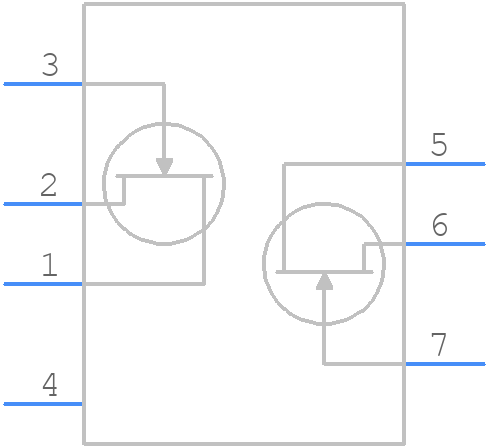 IFNU424 - InterFET - PCB symbol