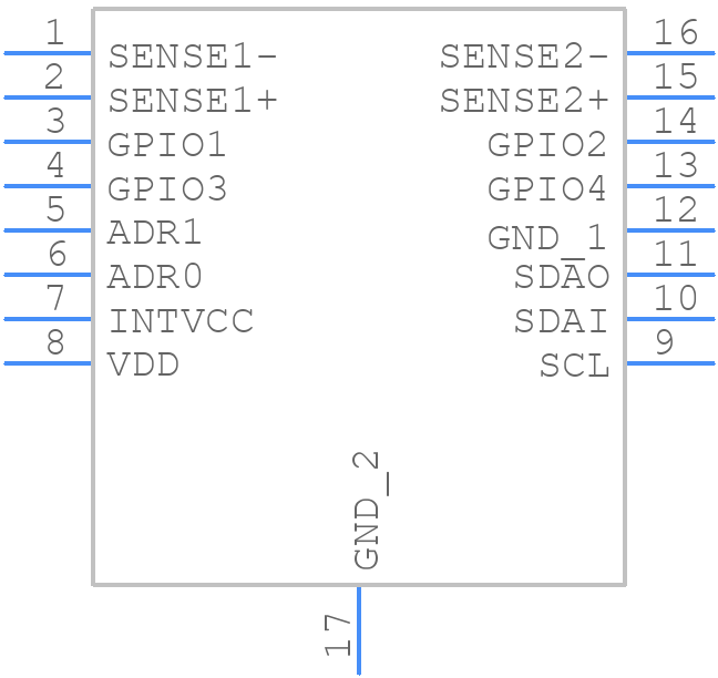 LTC2992IDE-1#PBF - Analog Devices - PCB symbol