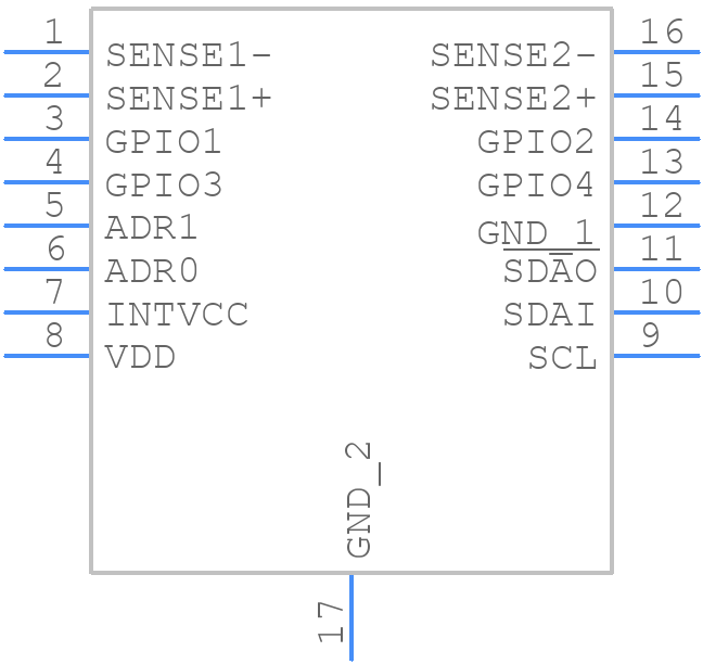 LTC2992HDE-1#PBF - Analog Devices - PCB symbol