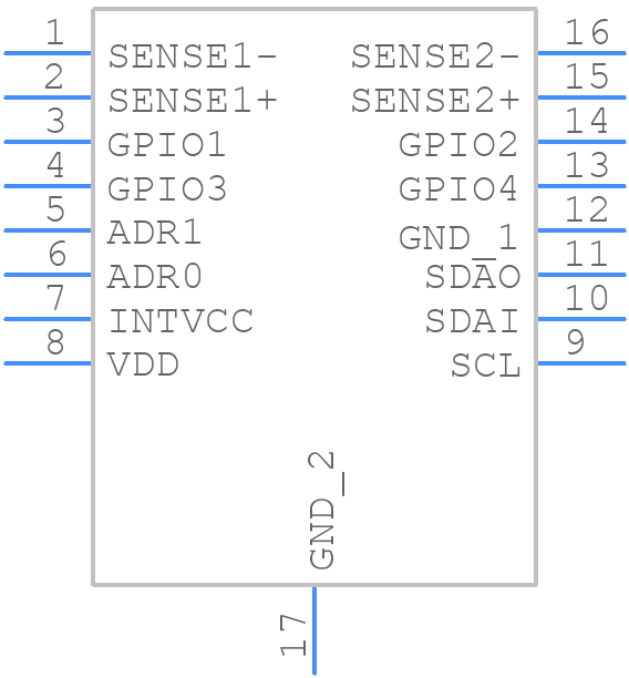 LTC2992CDE#PBF - Analog Devices - PCB symbol