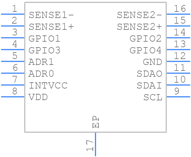 LTC2992HDE#PBF - Analog Devices - PCB symbol