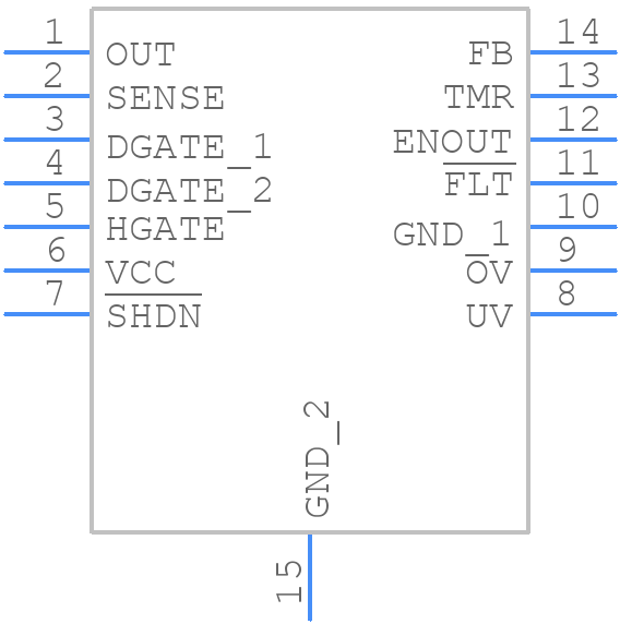 LTC4364HDE-1#TRPBF - Analog Devices - PCB symbol