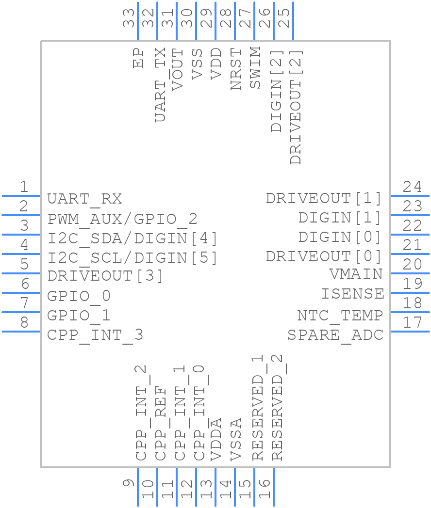 STWBC-WATR - STMicroelectronics - PCB symbol