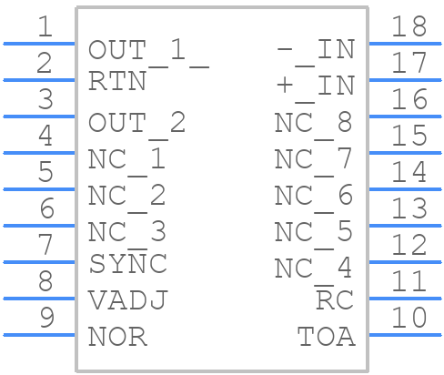 PKR2113ASI - Flex Power Modules - PCB symbol