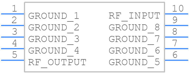 TB1346A - TAI-SAW Technology - PCB symbol