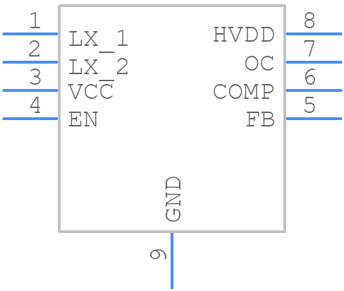 fp6296 - Feeling Technology - PCB symbol