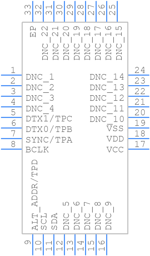 ADXL317WBCSZ-RL - Analog Devices - PCB symbol
