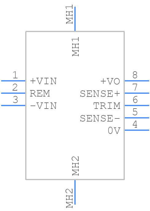 PRQ200W-Q48-S24-D - CUI Inc. - PCB symbol