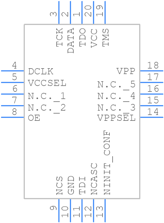 EPC2LI20 - Intel - PCB symbol