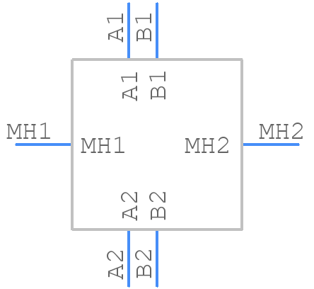 FX30B-2P-3.81DS - Hirose - PCB symbol