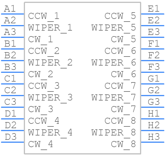 PTD908-1020K-B503 - Bourns - PCB symbol