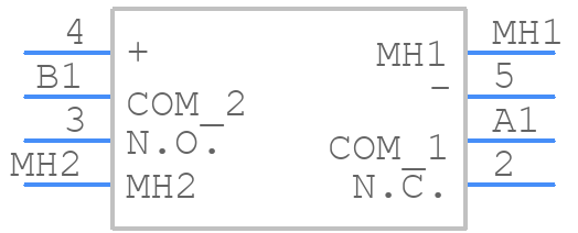 5501M21 - E-Switch - PCB symbol