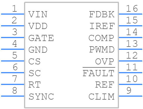 HV9911NG-G-M901 - Microchip - PCB symbol