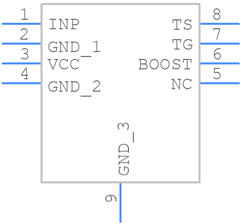 LTC4440IMS8E#PBF - Analog Devices - PCB symbol
