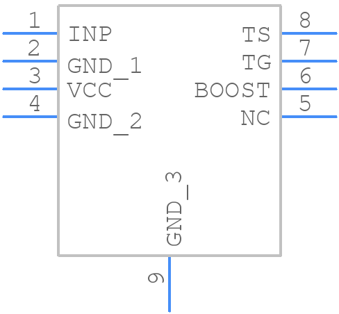 LTC4440AIMS8E-5#PBF - Analog Devices - PCB symbol