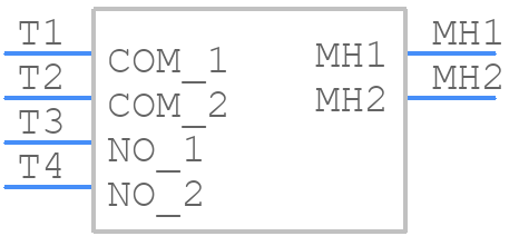 T7A-214KQP - Diptronics - PCB symbol