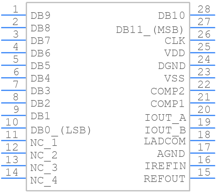 LTC1666IG#PBF - Analog Devices - PCB symbol