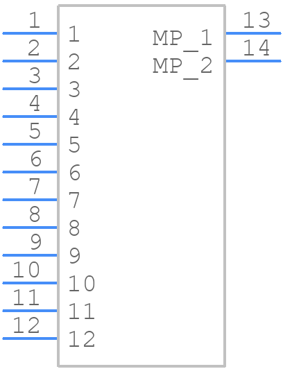 M40-3011246R - Harwin - PCB symbol