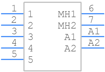 681M7W2103L041 - NorComp - PCB symbol