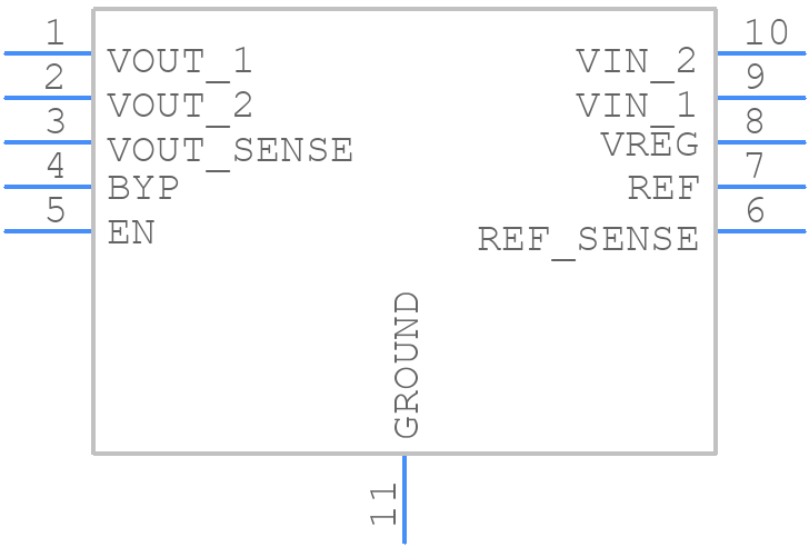 ADP7158ACPZ-2.8-R7 - Analog Devices - PCB symbol