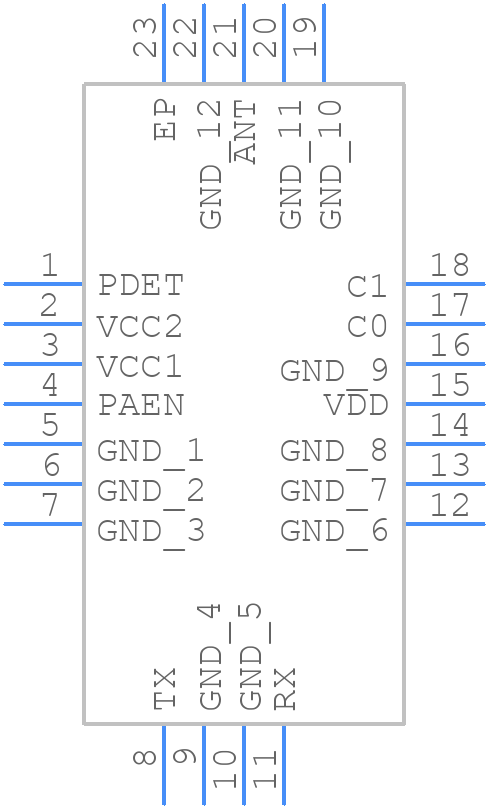 QPF7221PCK-01 - Qorvo - PCB symbol