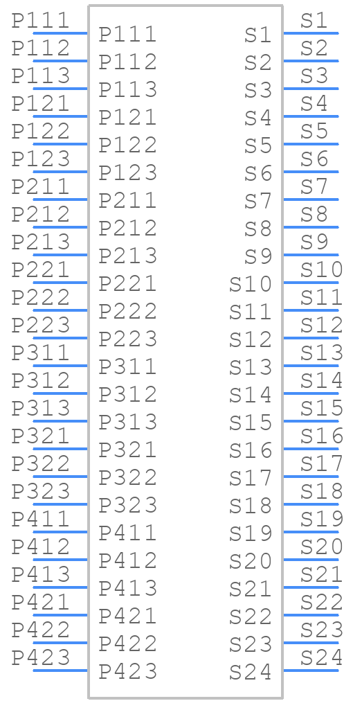 2363332-1 - TE Connectivity - PCB symbol