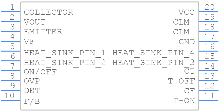 M51995AFP - Renesas Electronics - PCB symbol