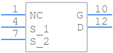 STL3NK40 - STMicroelectronics - PCB symbol
