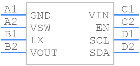 ISL9123AIICZ-T - Renesas Electronics - PCB symbol