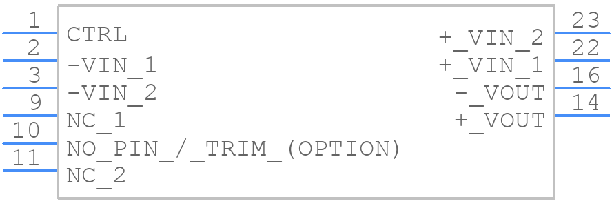 TEN 6-11012WIRH - Traco Power - PCB symbol