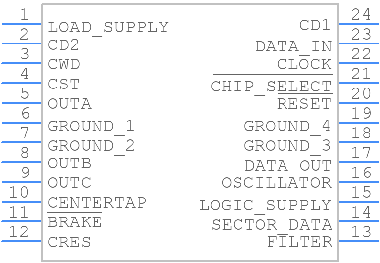 A8904SLB-T - Allegro Microsystems - PCB symbol