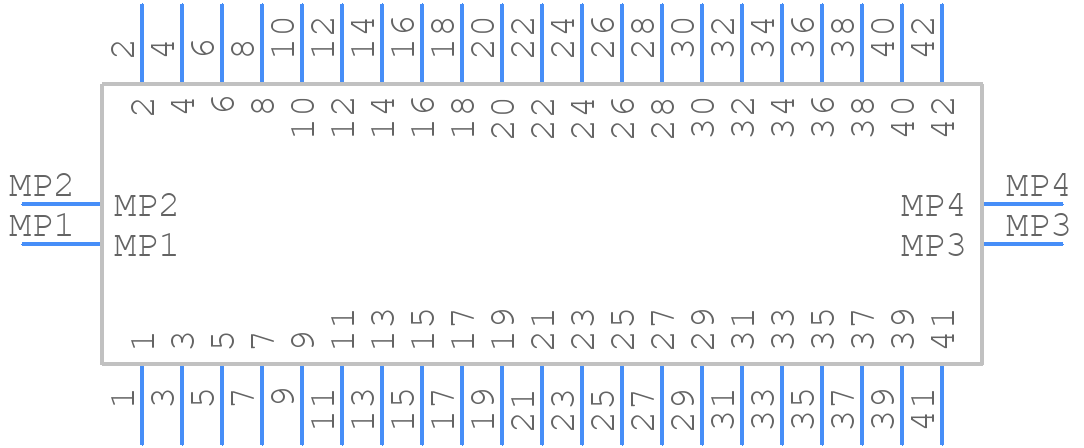 AXT542124 - Panasonic - PCB symbol