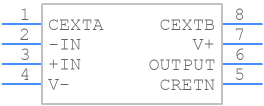 ICL7650SCBA-1T - Renesas Electronics - PCB symbol