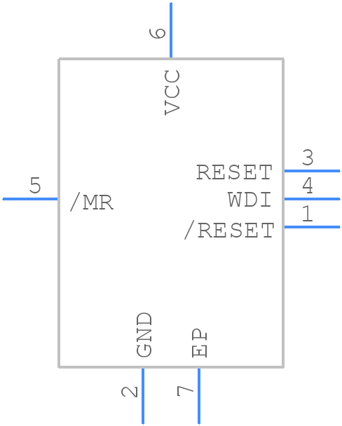 MIC826LYMT-TR - Microchip - PCB symbol
