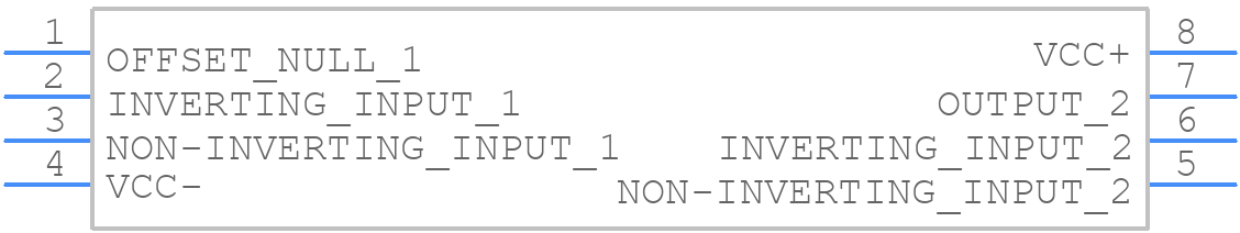 TL072BCN - STMicroelectronics - PCB symbol