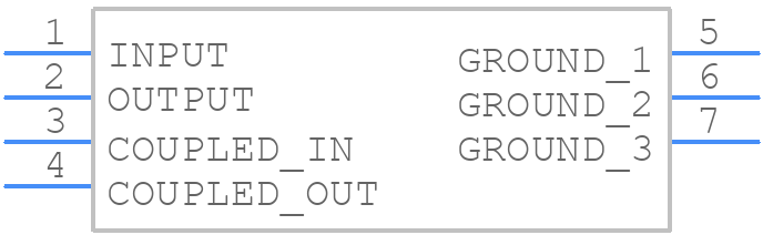 SCBD-10-63HP+ - Mini-Circuits - PCB symbol