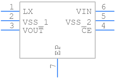 XC9258A33CER-G - Torex - PCB symbol